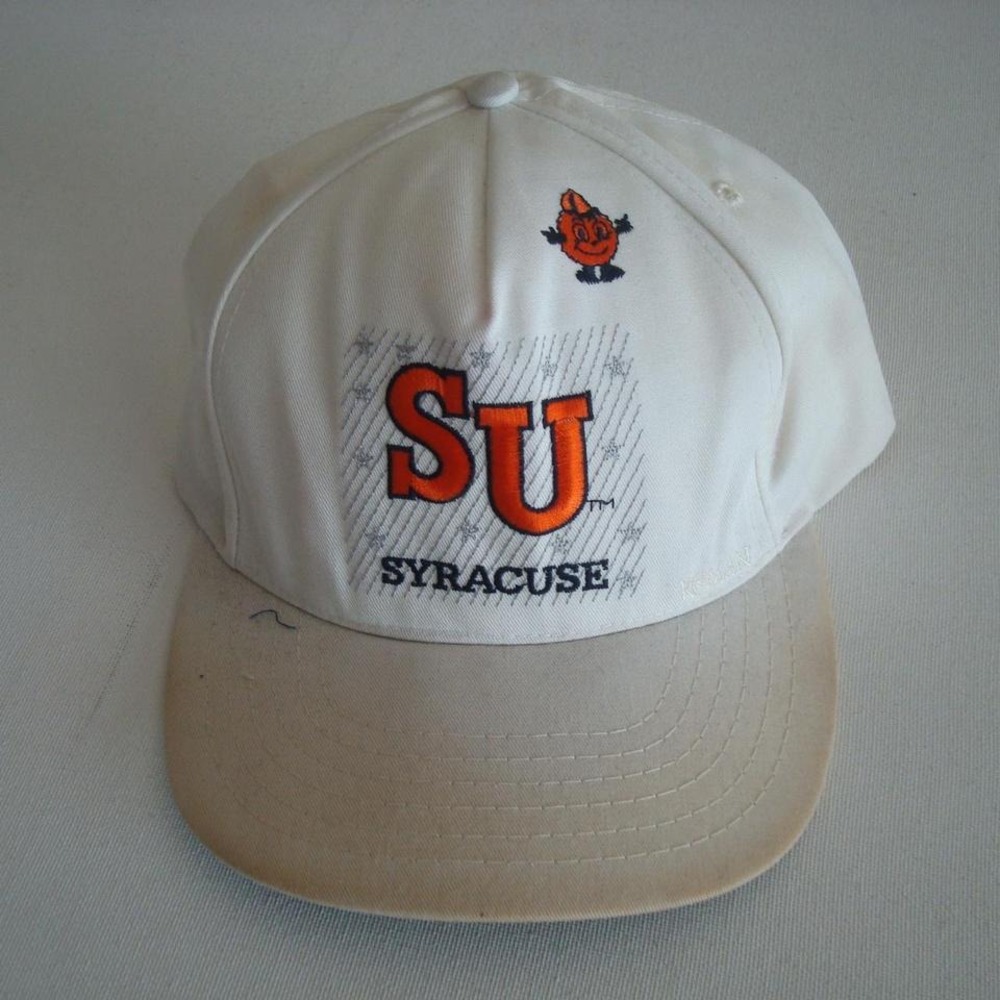 SYRACUSE ORANGE ROMAN  SNAPBACK 90S HAT CAP‎ VINTAGE 00S Y2K R2